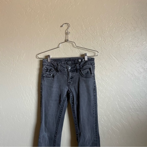 Miss Me Grey Mid Rise Skinny Jeans‎ - Picture 7 of 9